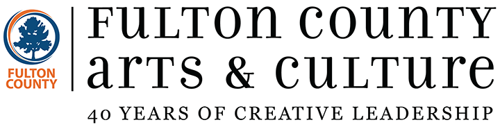 Fulton County Arts and Culture - 40 years of creative leadership logo